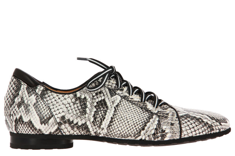 Truman´s Schnürer PITONE GRIGIO NAPPA NERO (38) Truman´s Schnürer PITONE GRIGIO NAPPA NERO (38)