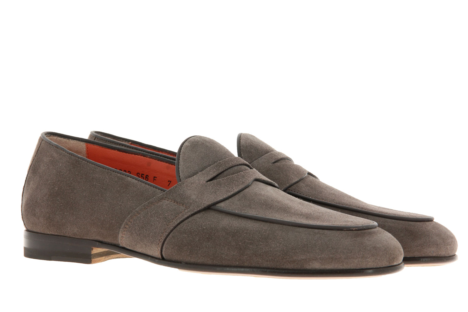 Santoni Slipper CAMOSCIO GRIGIO (44)