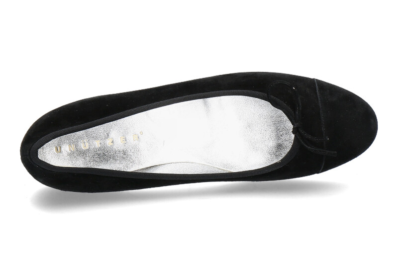 Unützer Ballerina CAMOSCIO VELUKID NERO JE6901