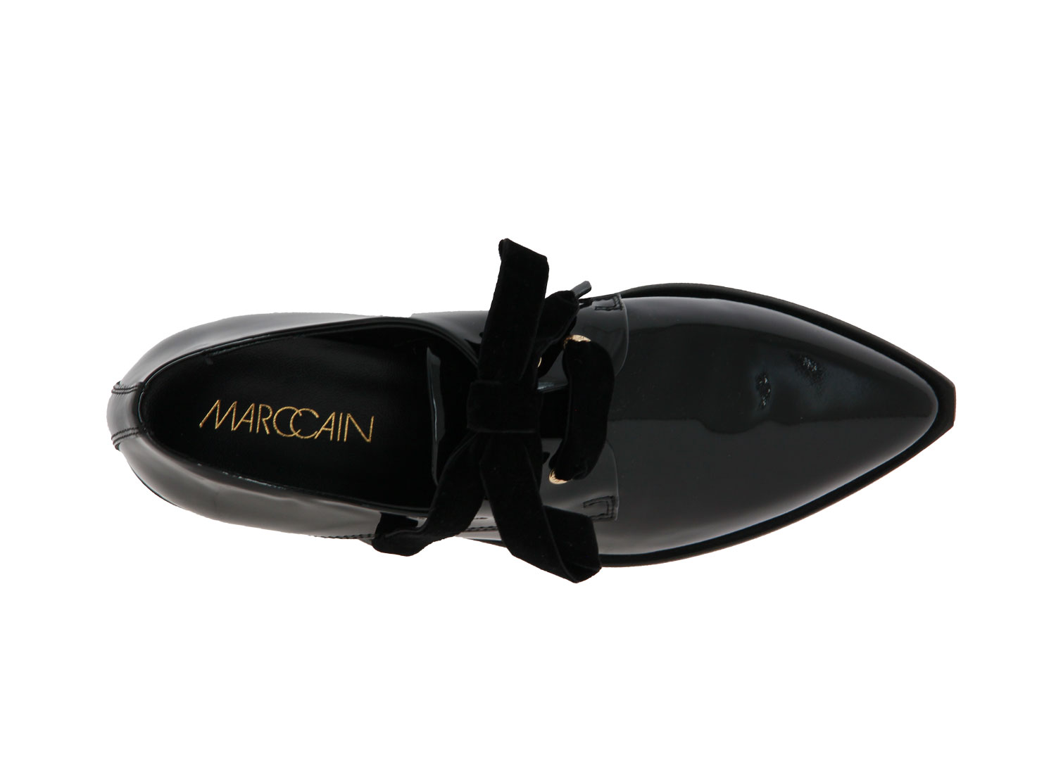 MarcCain Schnürschuh LACKLEDER SCHWARZ (37 )