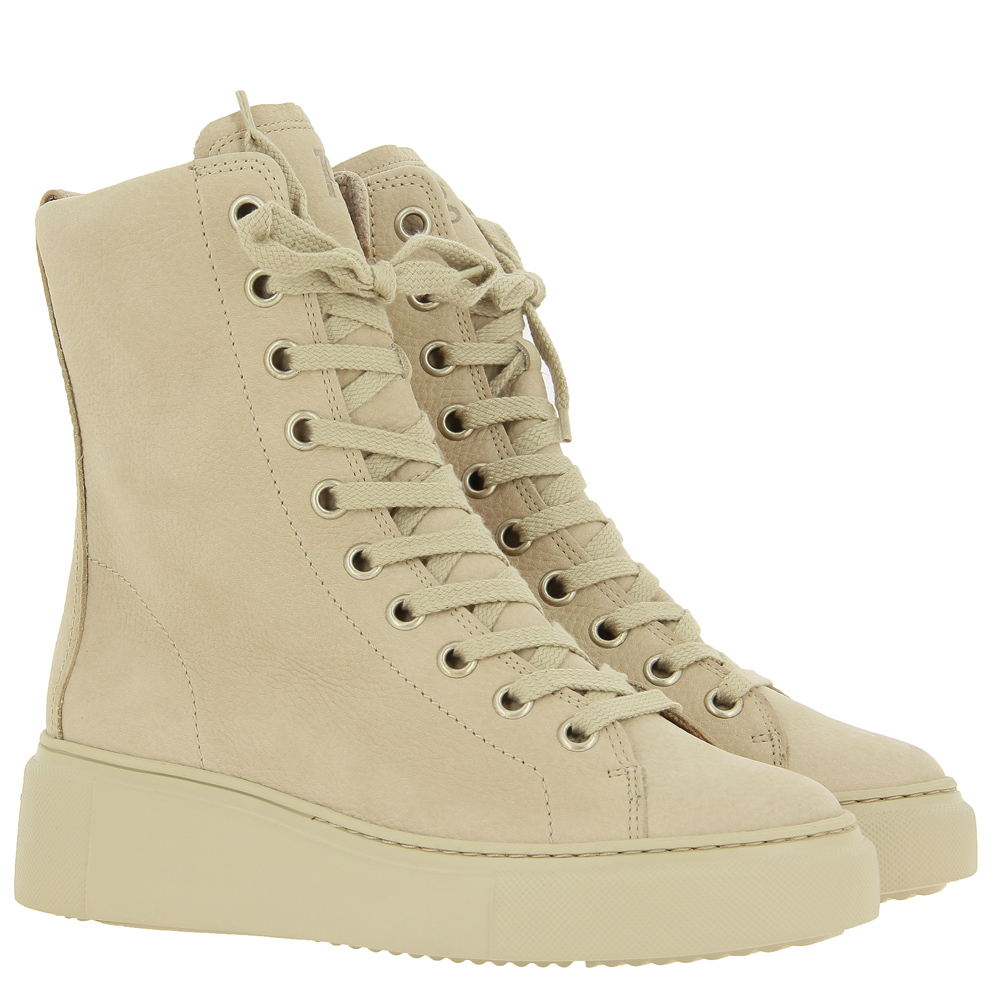 Paul Green Stiefelette GRAINED NUBUK ALMOND