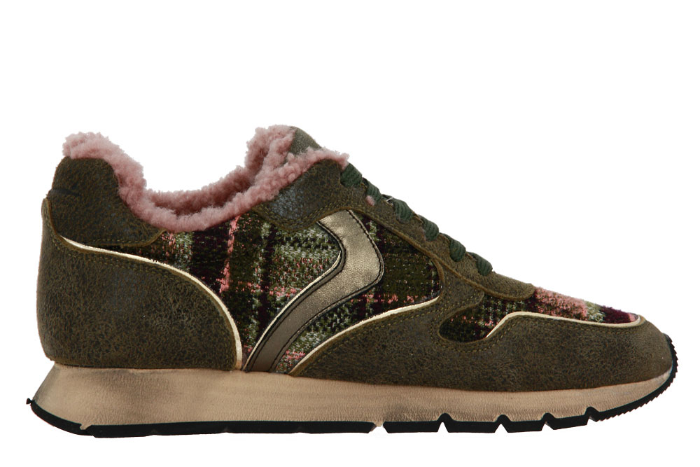 Voile Blanche Sneaker gefüttert JULIA GOAT RING MILITARE ROSA (39)