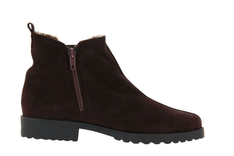 Brunate Stiefelette gefüttert DANY CAMOSCIO MORO ELASTICO NERO (37 )