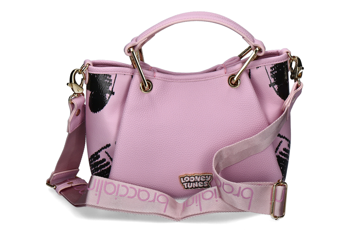 Braccialini Handtasche DUFFY DUCK- rosa/ pink