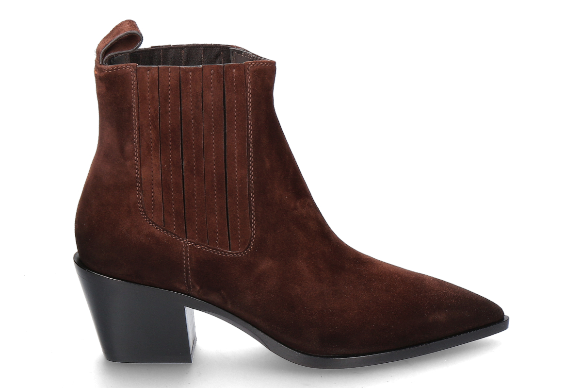 Santoni Damen- Stiefelette GIO VELOURS- brown/ dunkelbraun