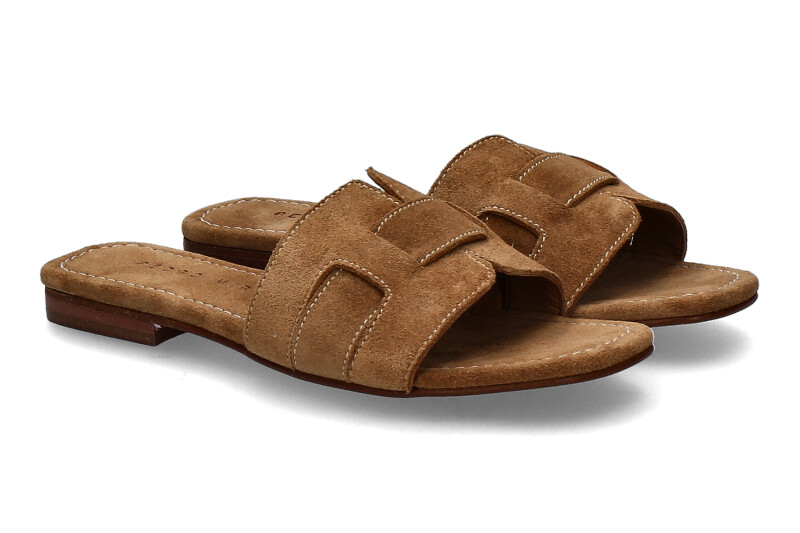 Pedro Miralles Pantolette BABY SILK CUOIO