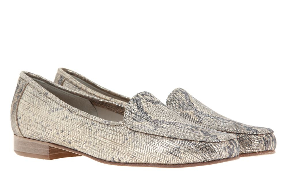 Gabriele Slipper TANIA ANIMAL SUEDE PLATINO (36½)