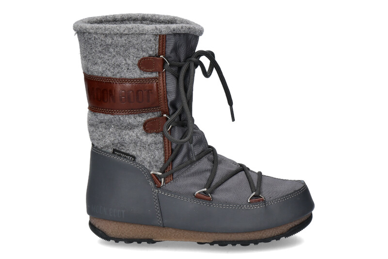 Moon Boot Snowboots VIENNA FELT GREY BROWN (36)