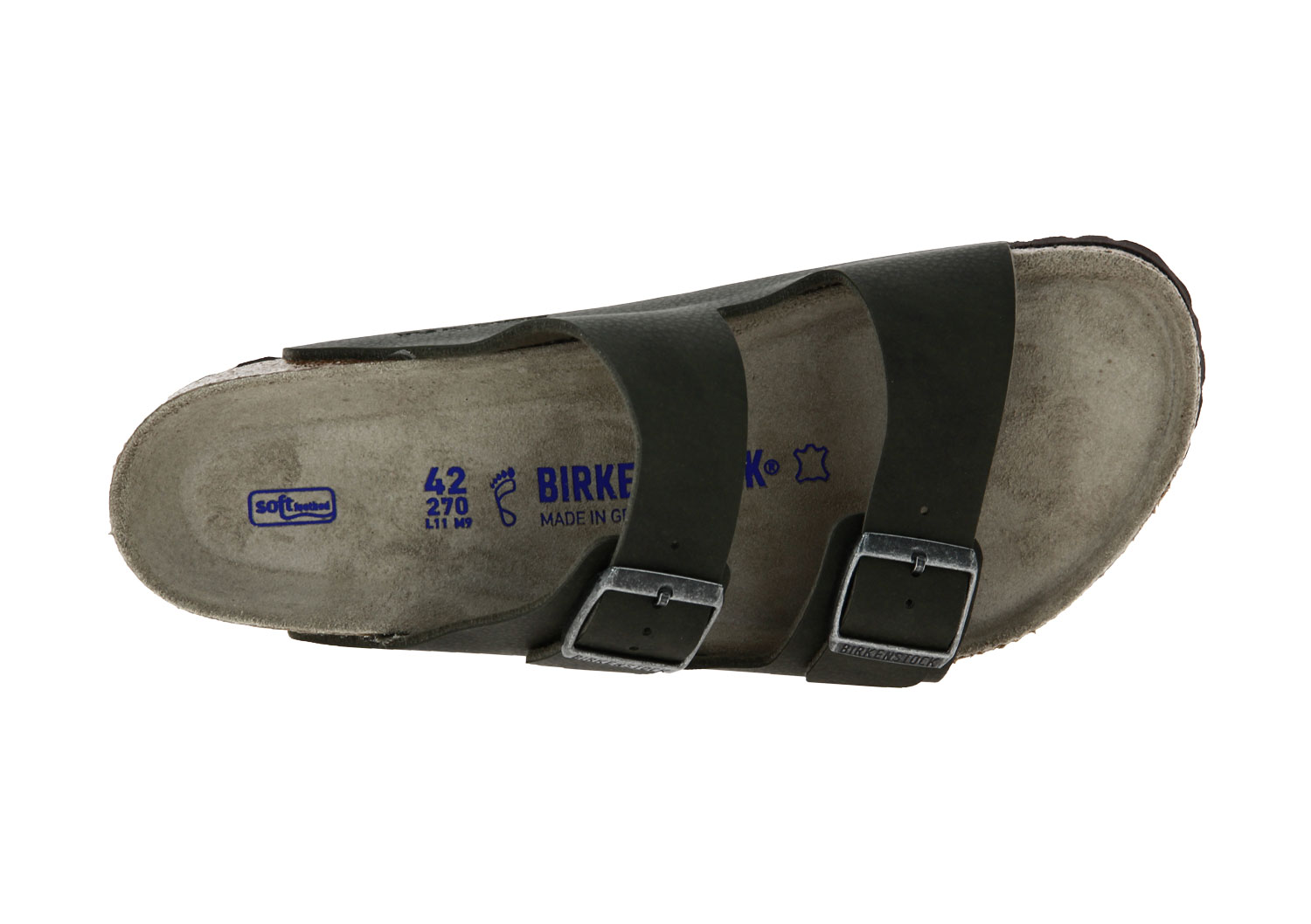 Birkenstock Pantolette NORMAL ARIZONA BS DESERT SOIL GREEN (40)