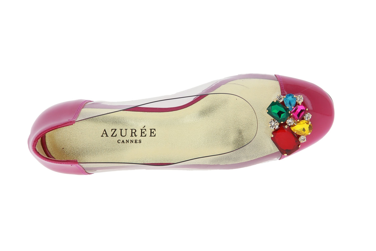 Azuree Cannes Ballerina BADALI VERNIS FRAMBO MOTIF MULTI (41½)