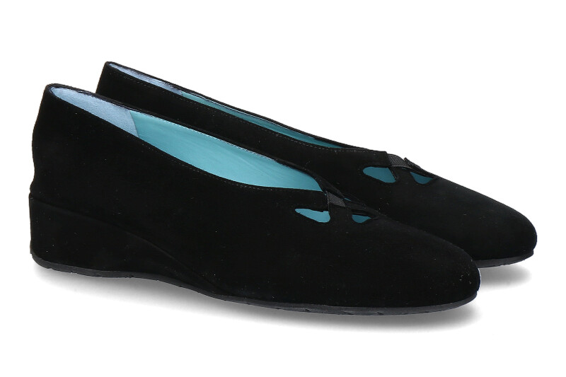 Thierry Rabotin Keilballerina ZETA CAMOSCIO NERO (42½) Thierry Rabotin Keilballerina ZETA CAMOSCIO NERO (42½)