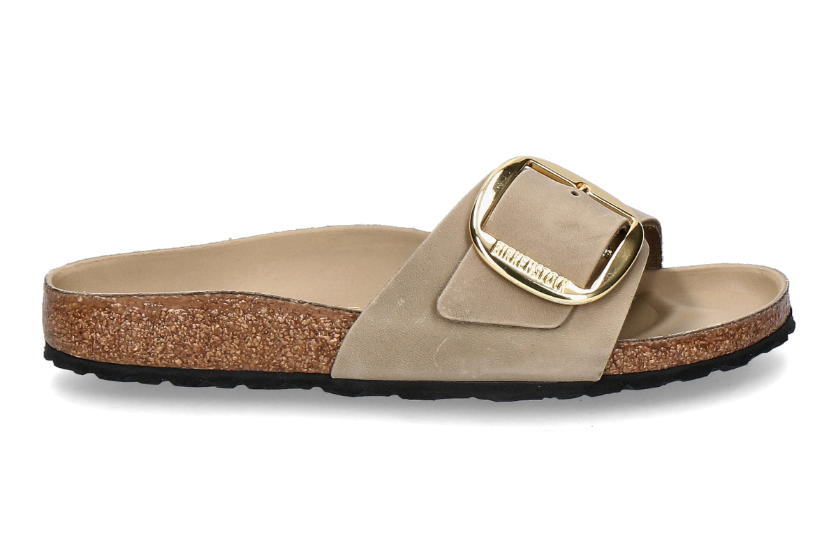 Birkenstock Pantolette MADRID SCHMAL BIG BUCKLE NUBUK- tabacco_274400015_3