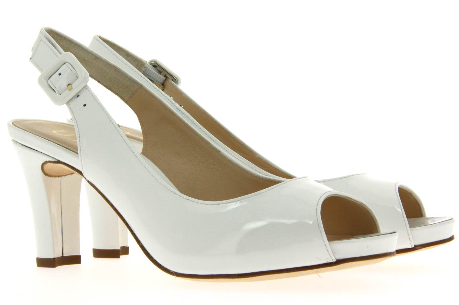 Unisa Sandale ONA WHITE PATENT (41)