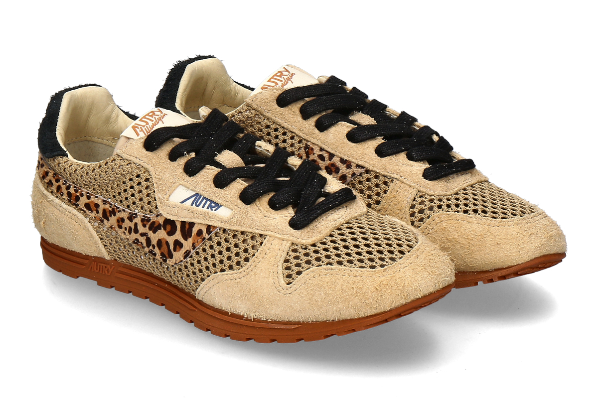 Autry Damen- Sneaker WINDSPIN LOW KP01- trench/ leo