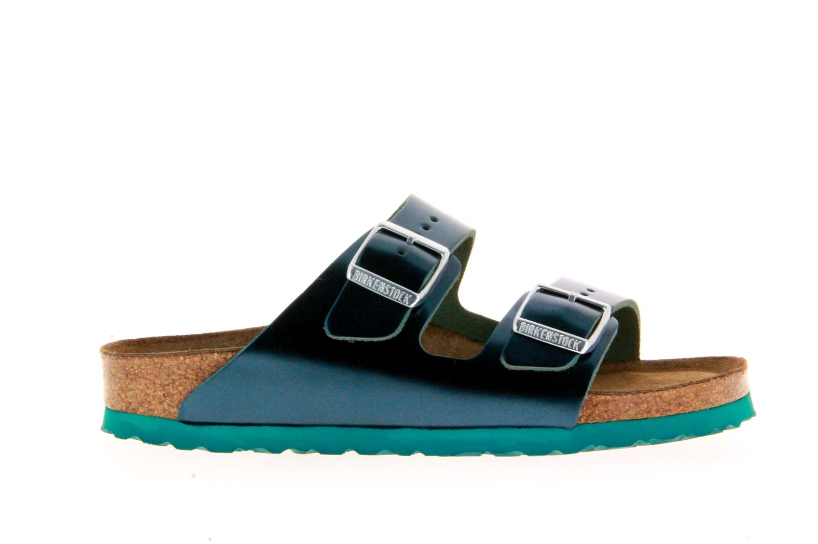 Birkenstock Pantolette ARIZONA BS SCHMAL METALLIC GREEN (36)