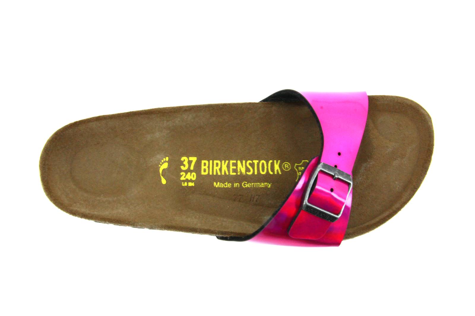 Birkenstock Pantolette MADRID SCHMAL BIRKO-FLOR MIRROR PINK (40)