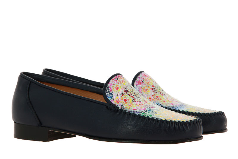 Pascucci Slipper NAPPA BLEU BOUQUET BIANCO (37 )
