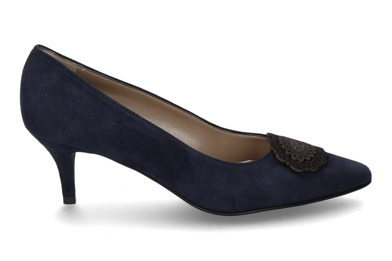 Dirndl + Bua Pumps ZIEGENVELOUR DUNKELBLAU (38½) Dirndl + Bua Pumps ZIEGENVELOUR DUNKELBLAU (38½)