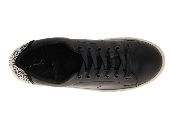 Lola Cruz Sneaker SMILEY BLACK SILVER (39)