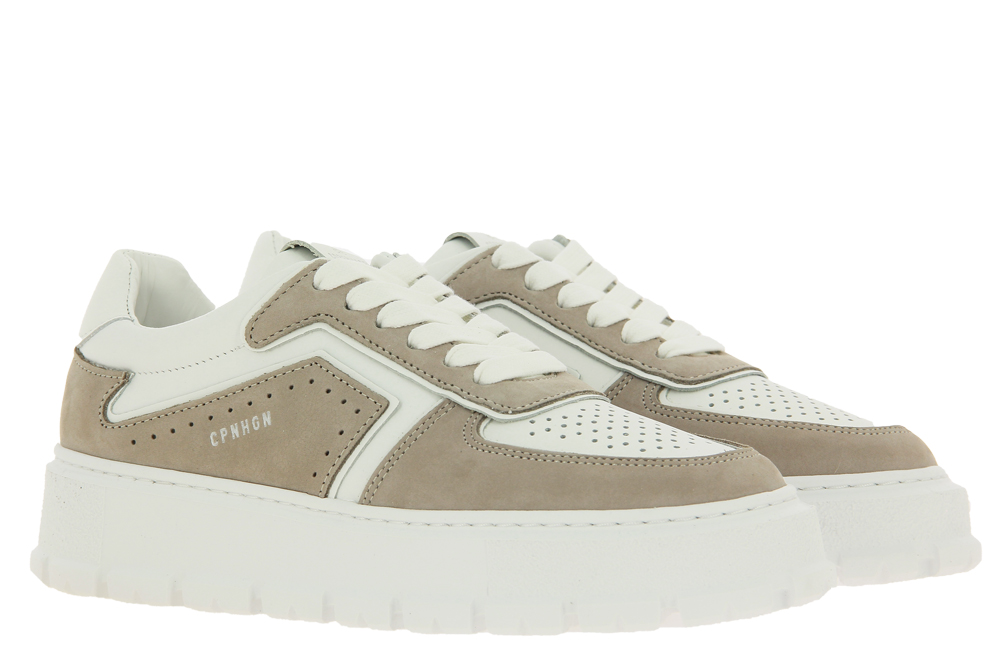 Copenhagen Sneaker LEATHER GREIGE/WHITE