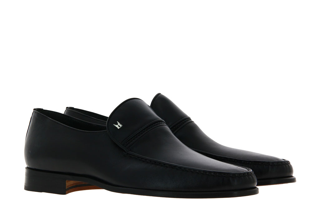 Moreschi Slipper SARATOGA CALF NERO (41½)