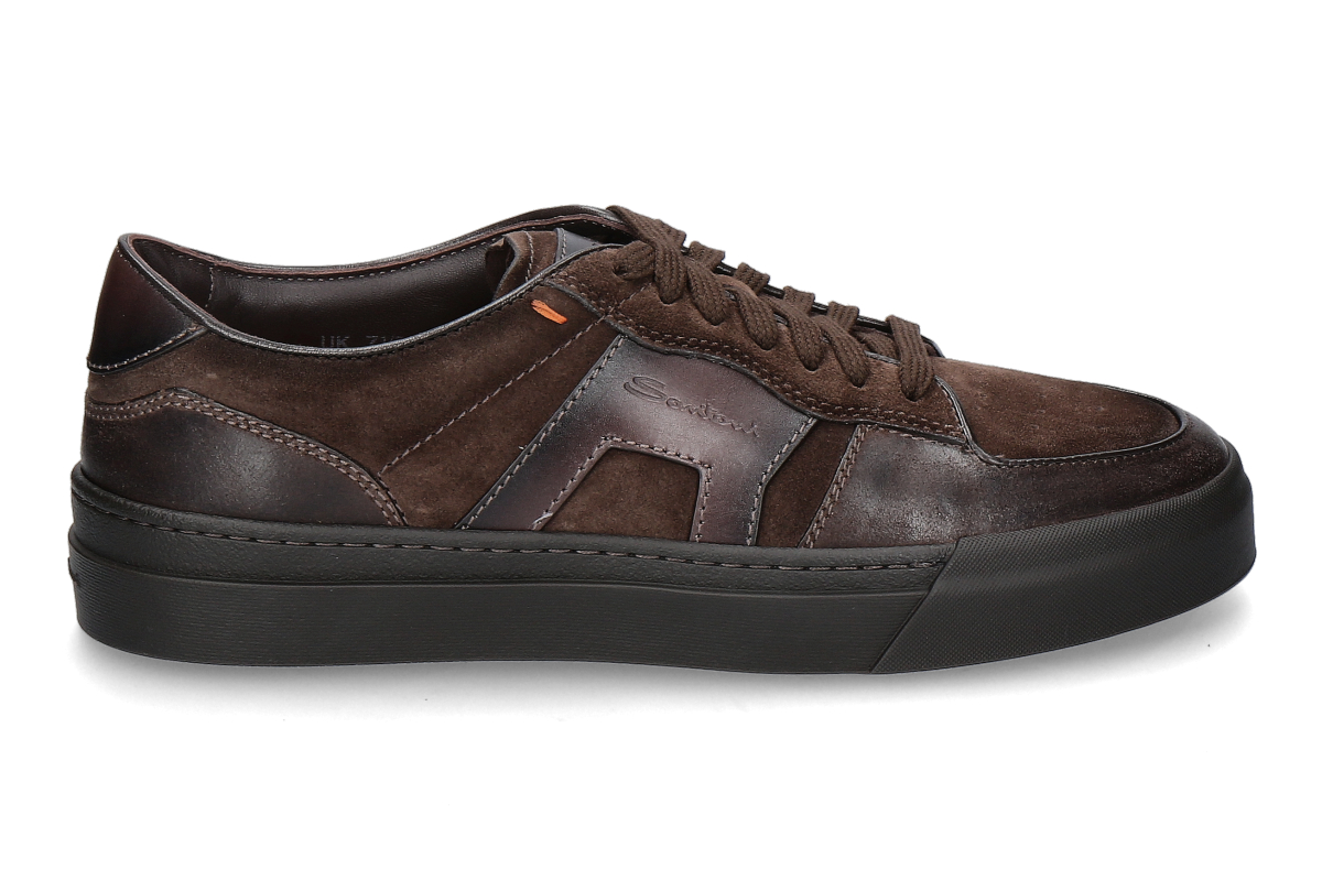 Santoni Herren- Sneaker DBS SPORT- dunkelbraun/ dark brown