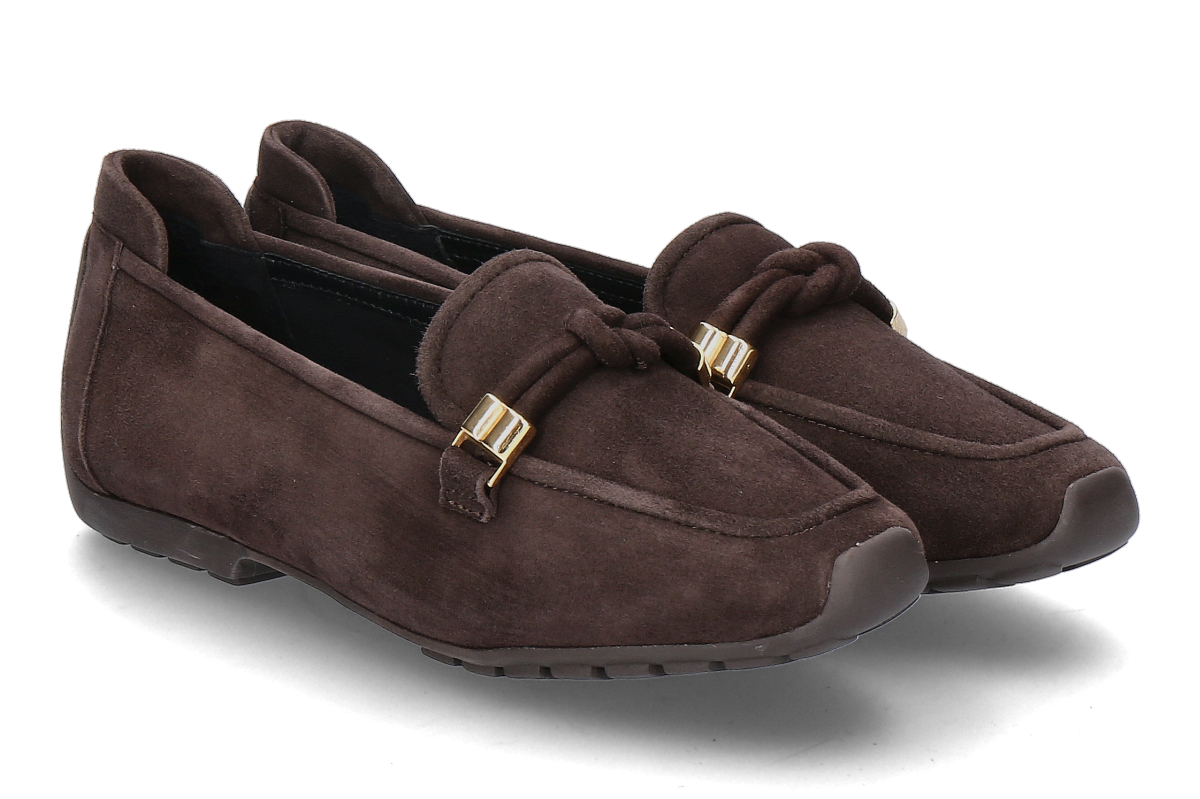Mania Slipper CAMOSCIO- 3228 TDM ORO/ dunkelbraun