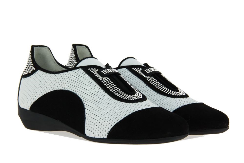 Mania Sneaker CAMOSCIO NERO LAS VEGAS BIANCO (38½) Mania Sneaker CAMOSCIO NERO LAS VEGAS BIANCO (38½)