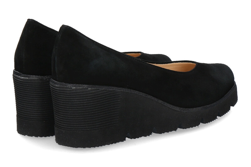 Brunate Keilslipper NEON CAMOSCIO NERO (40½)