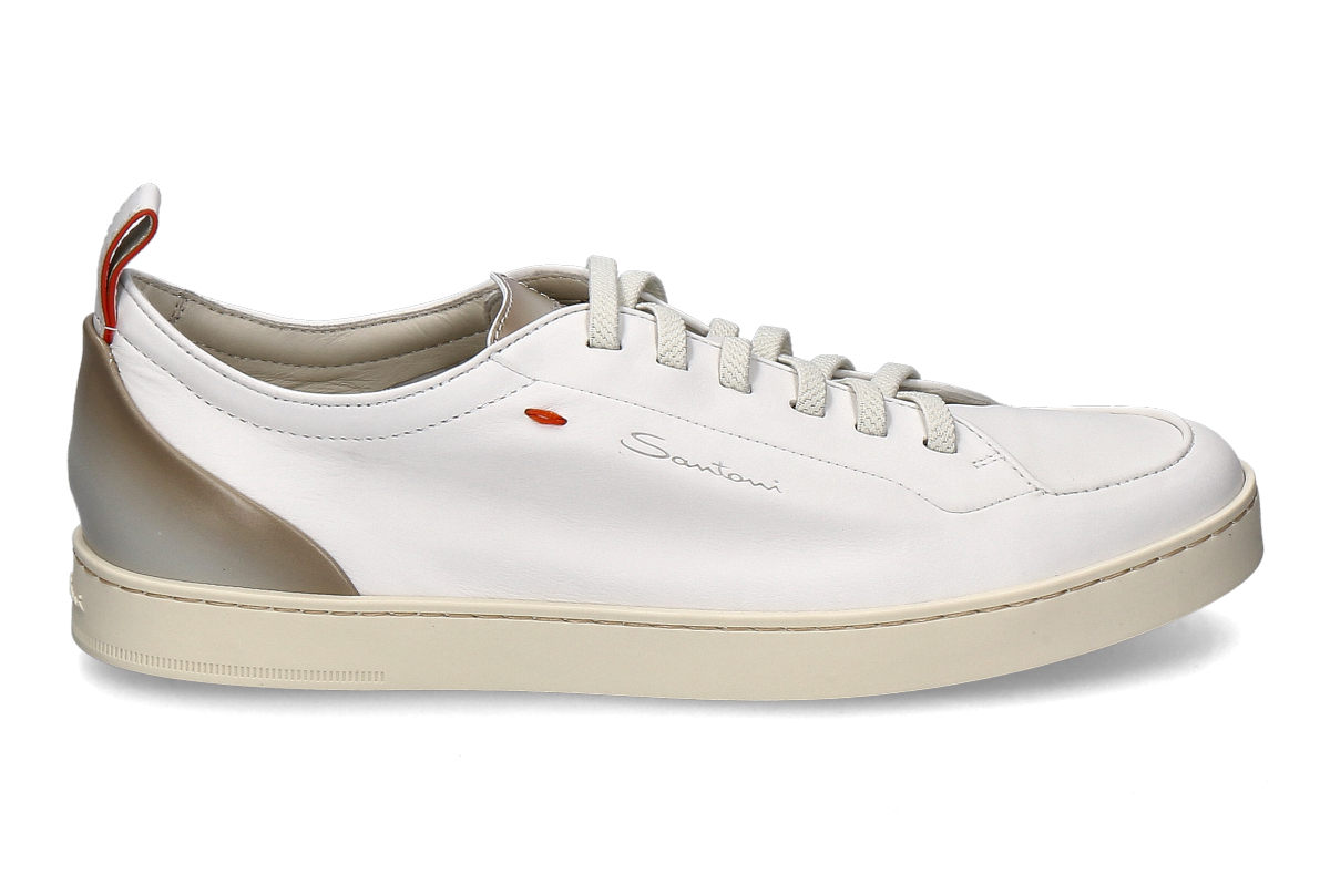 Santoni Herren- Sneaker MONTE CARLO- weiß/ white