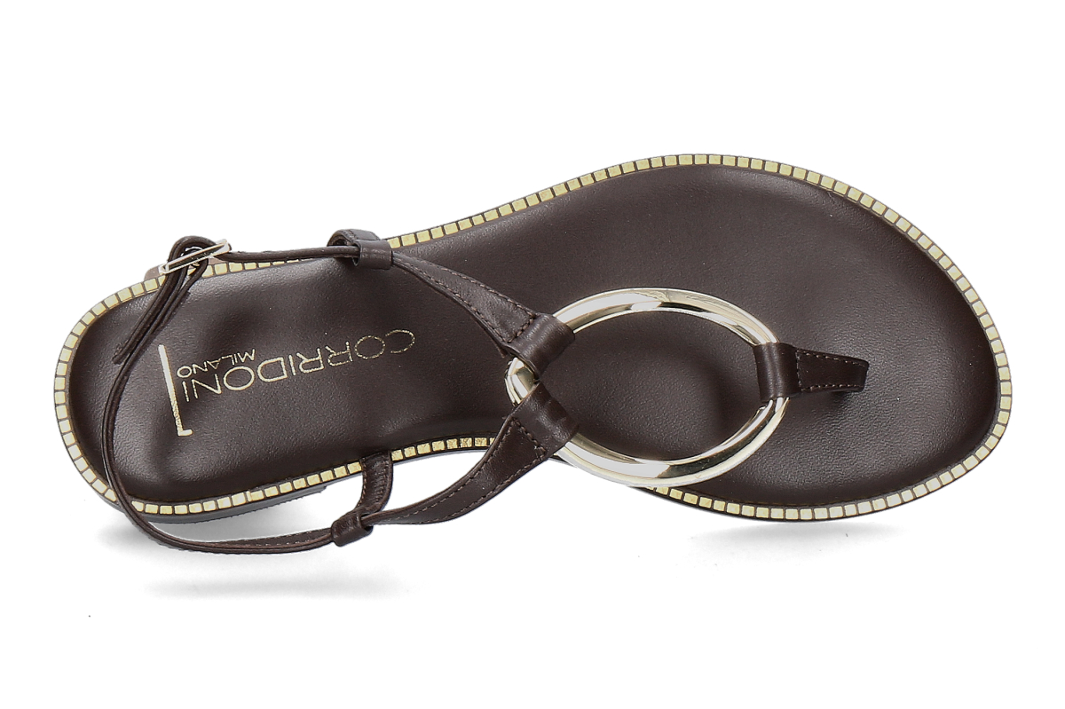Corridoni 1 Milano Damen- Sandale 8521- chocolate_281300115_5