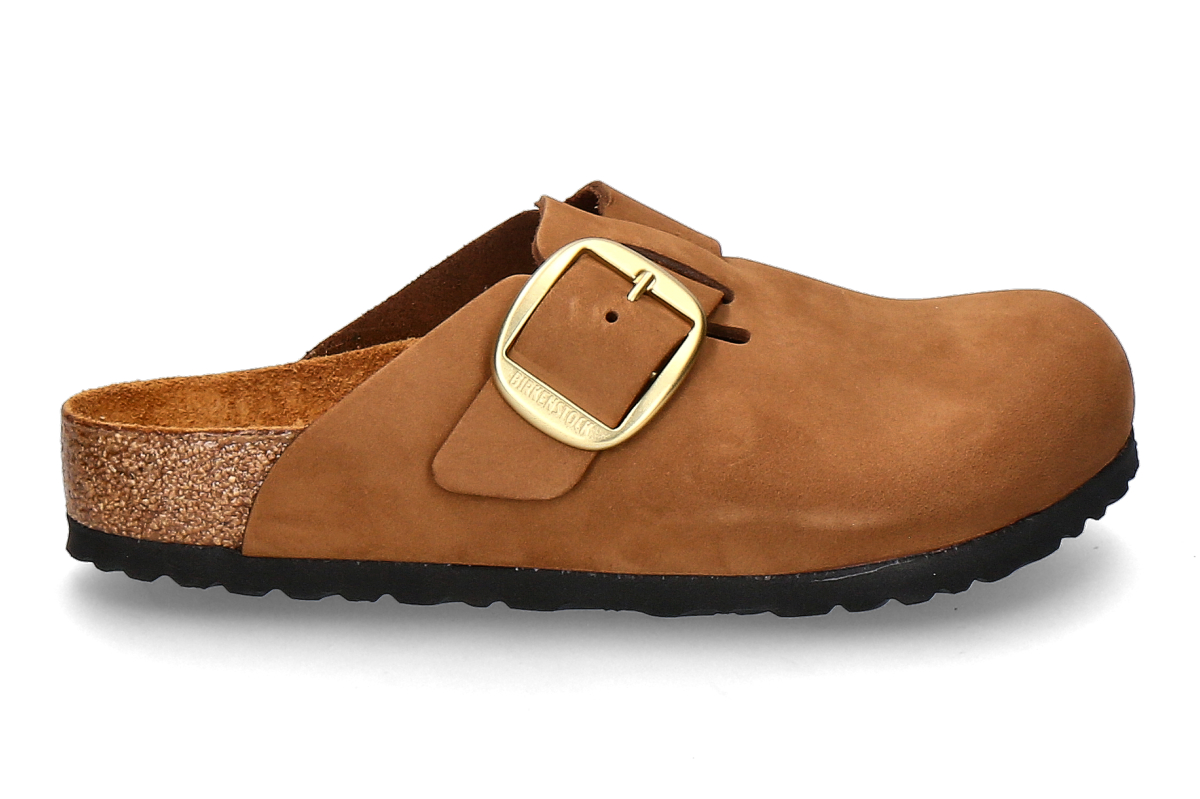 Birkenstock Damen- Clogs BOSTON REGULAR BIG BUCKLE- mink tonal/ braun