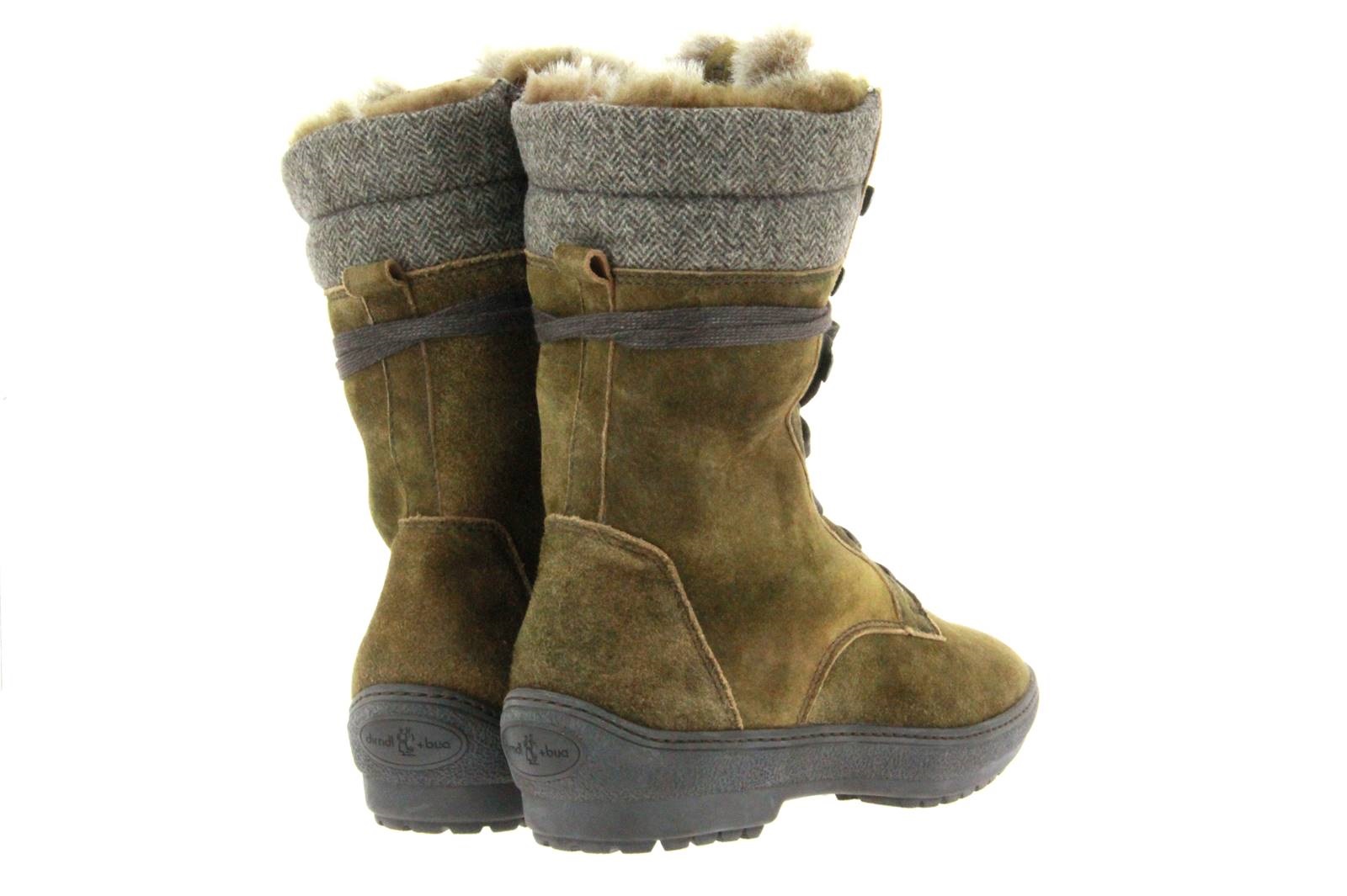 Dirndl + Bua Stiefelette gefüttert ANTIKBOCK MERINOLODEN BISAM (40)