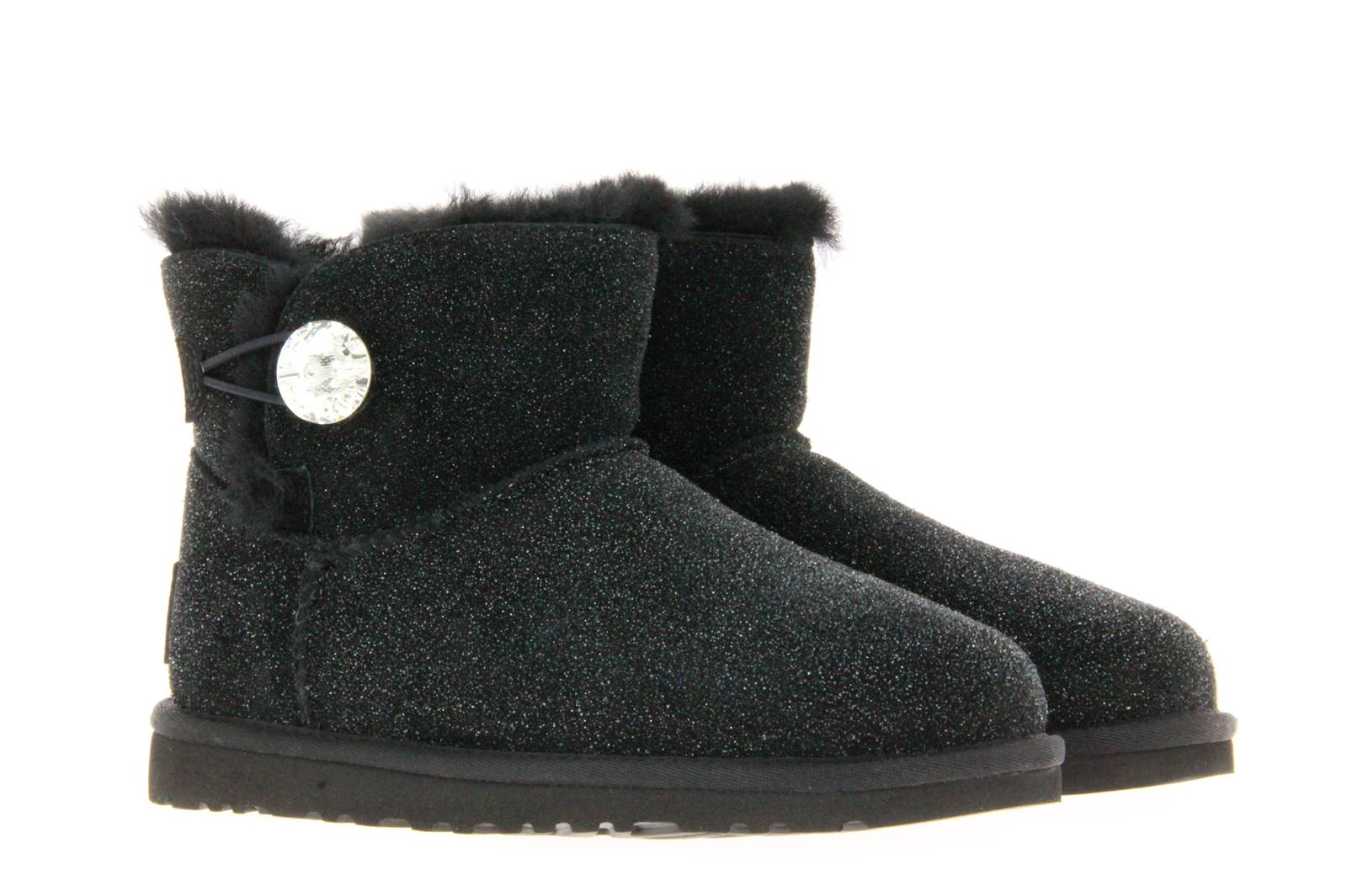 UGG Australia Boots MINI BAILEY BUTTON BLING SEREIN BLACK (38)