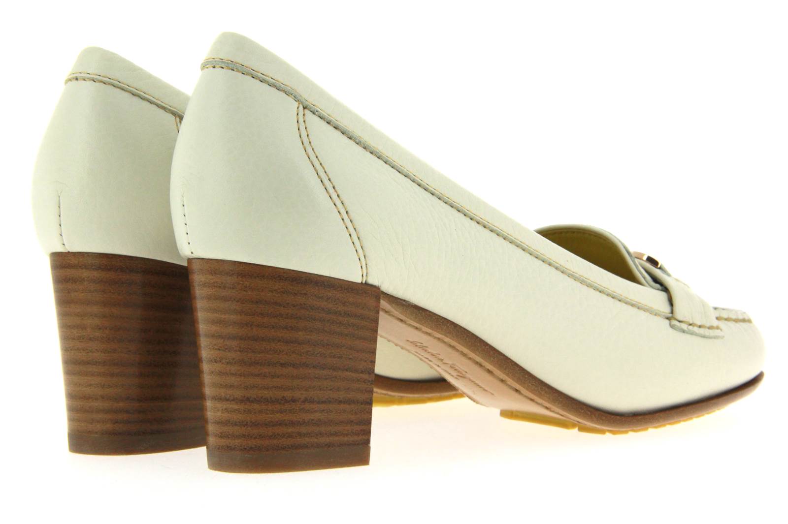 Salvatore Ferragamo Trotteur SIMBA PORCELLANA CALF-38½