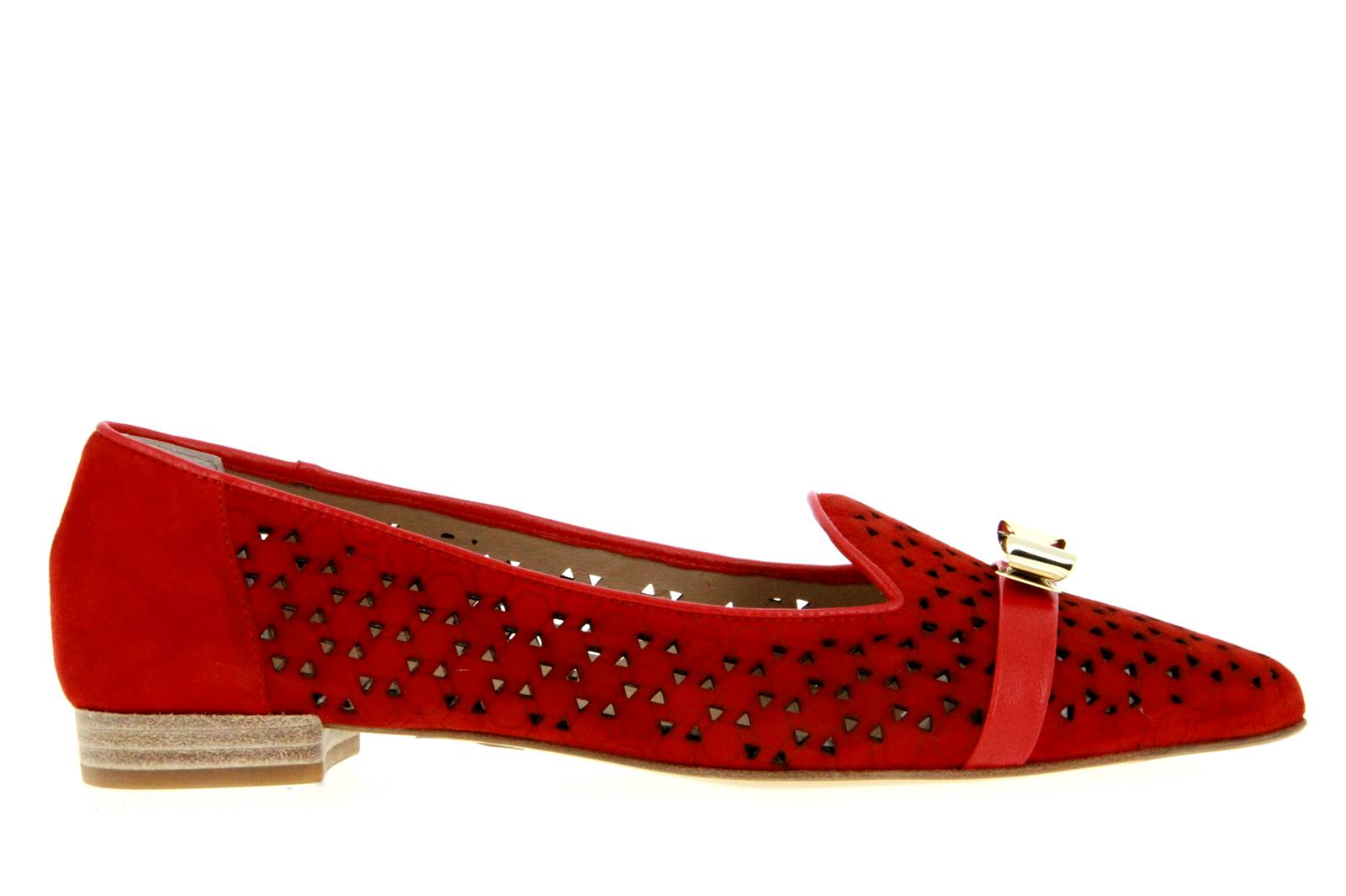 ScarpaRossa Slipper CAMOSCIO 1214 ROSSO NAPPA ROSSO (41)