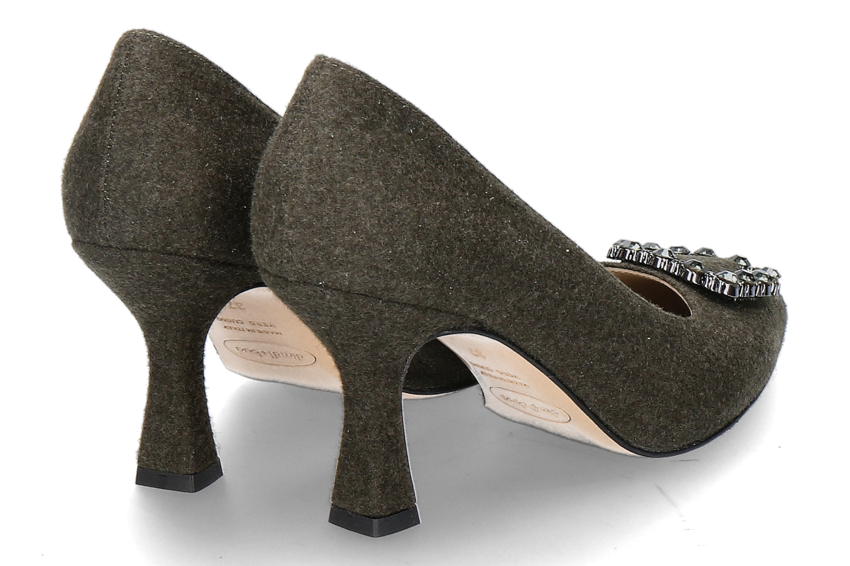 dirndl bua Trachten-Pumps  LODEN- jagdgrün_222700024_2