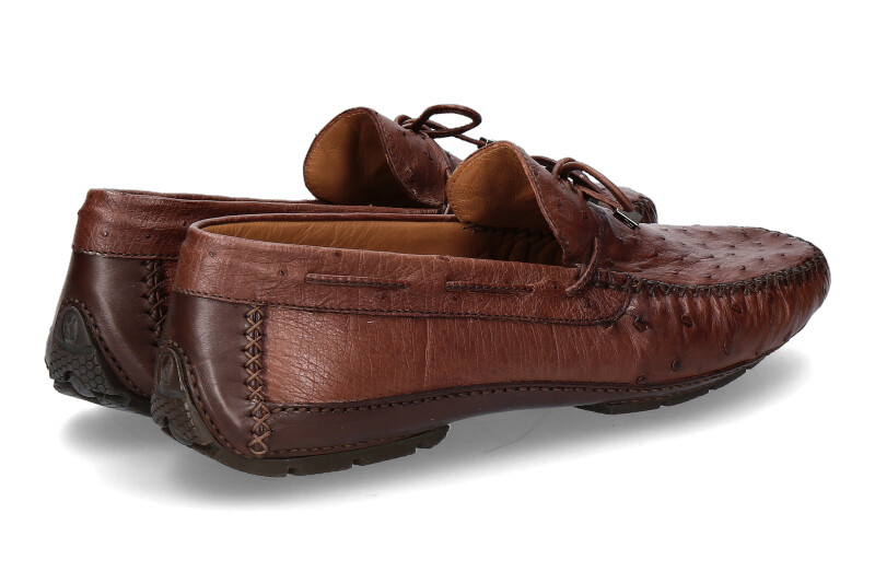 Moreschi Mokassin STRUZZO MARRONE (43½)