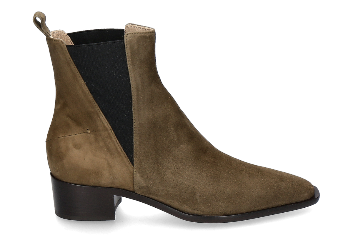 Pomme d'Or Chelsea Boot LIA REVERSE- military/ dunkelgrün
