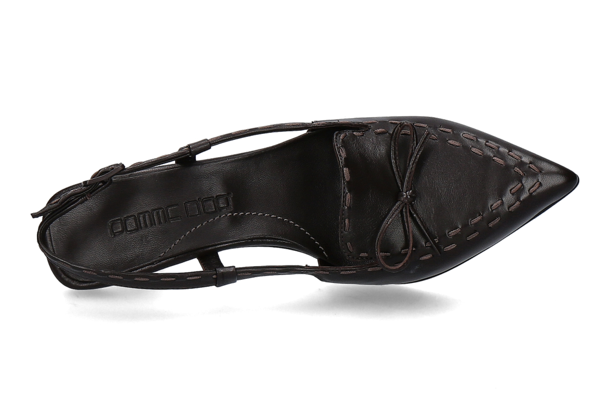 Pomme dOr Slingpumps HENRIETTE GLOVE- coffee_294300008_4