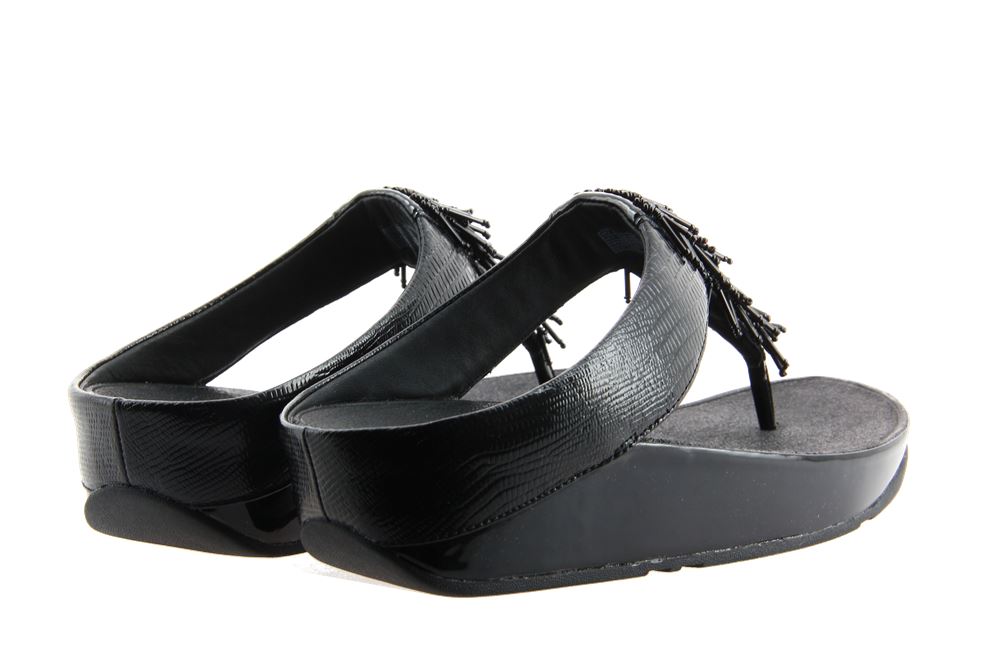 Fitflop Pantolette CHA CHA™ BLACK (38)