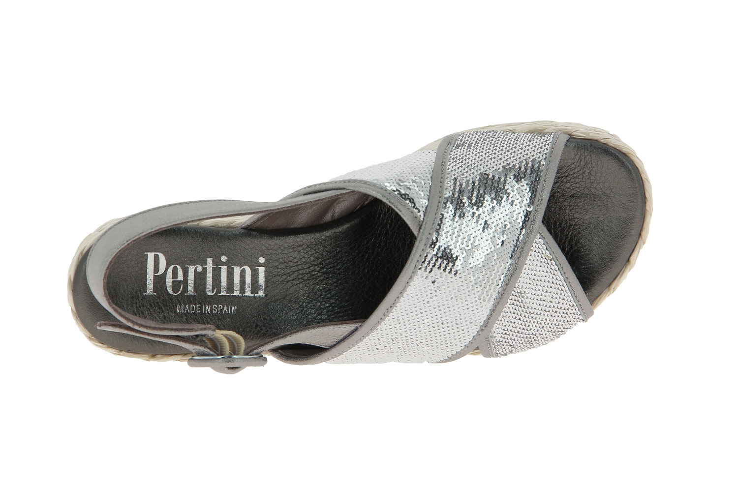 Pertini Keilsandale JIMMU SILVER (37½)