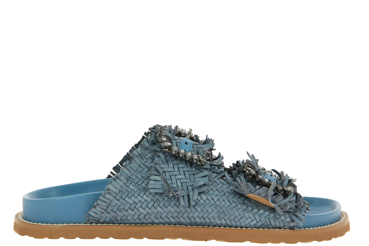 Coral Blue Pantolette BLU