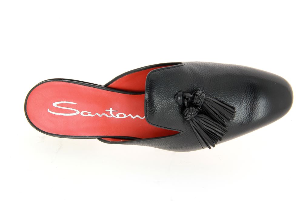 Santoni Pantolette CALF NERO (37 )