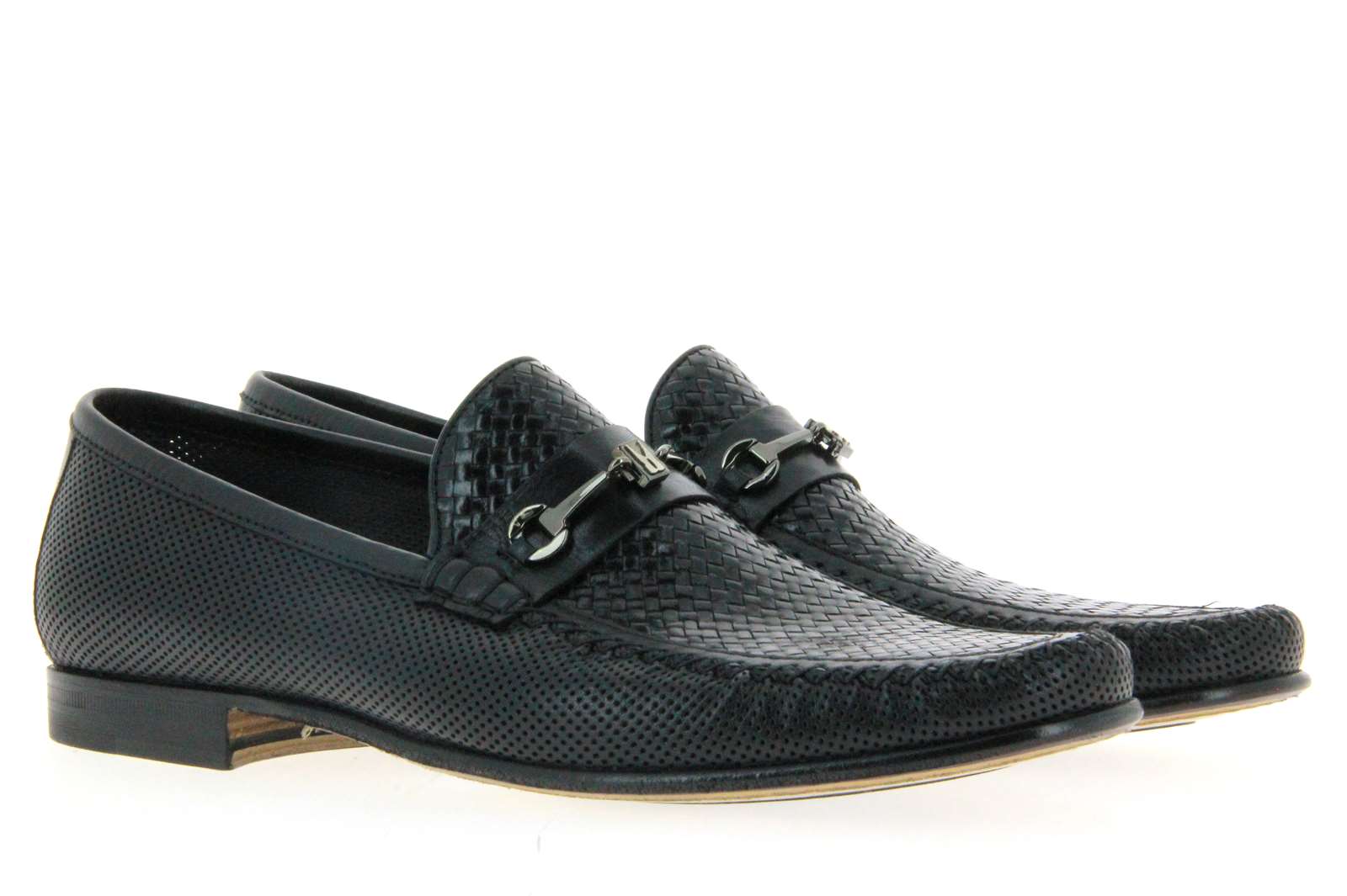 Moreschi Slipper CALF NERO GOMMA  (41)
