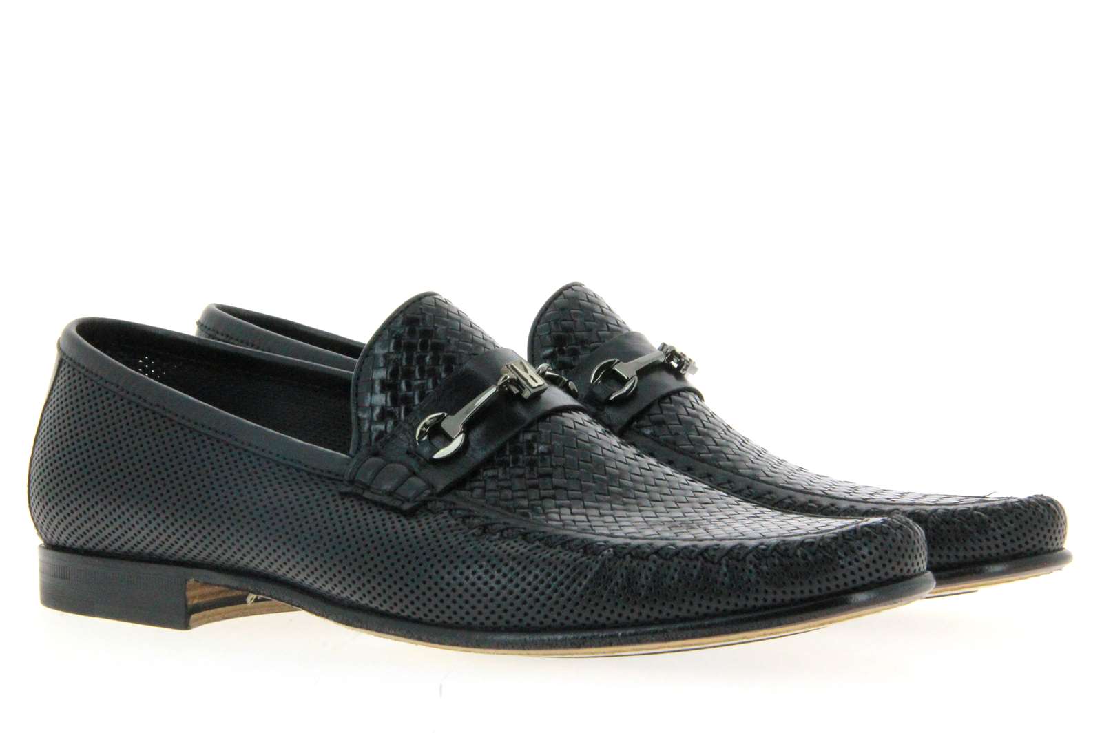 Moreschi Slipper CALF NERO GOMMA  (40½)