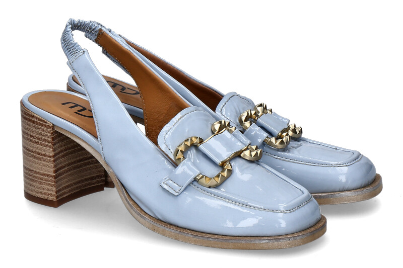 Mjus Slingpumps Leder cielo/blau