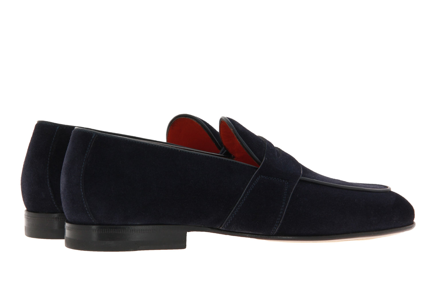 Santoni Slipper CAMOSCIO DARKBLUE (42½)