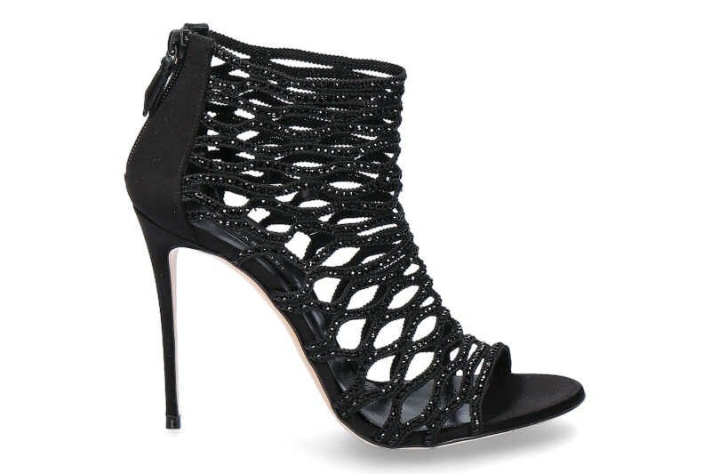 Casadei High Heels PELLAME RASO NERO (39½)