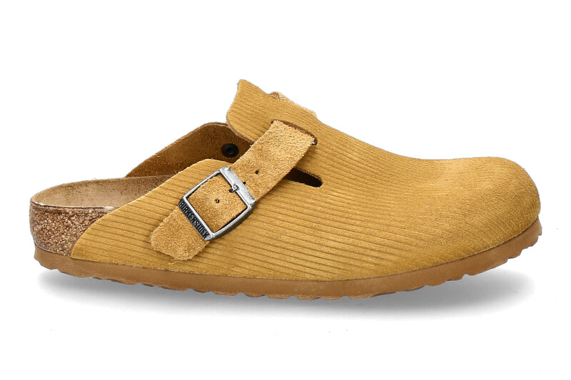 Birkenstock Damen-Clogs BOSTON SCHMAL CORDUROY- brown